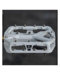 LEATT pedales - CERAMAG ALLMTN 8.0TI FLAT 114X100MM - blanco
