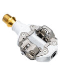 LEATT pedales - CERAMAG ENDURANCE 8.0TI CLIP-IN - blanco