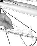 SUPER B escala - CHAIN CHECKER/HOOK TB-3326 - plateado