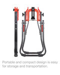 SUPER B stand - HOLDER TB-PF25 - naranja