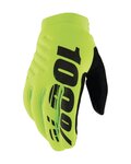 100% SPEEDLAB guantes de dedos largos - BRISKER - amarillo/negro