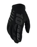 100% SPEEDLAB guantes de dedos largos - BRISKER JR - negro