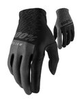 100% SPEEDLAB guantes de dedos largos - CELIUM - negro/gris