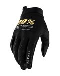 100% SPEEDLAB guantes de dedos largos - ITRACK - negro