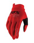 100% SPEEDLAB guantes de dedos largos - ITRACK - rojo