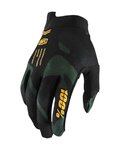 100% SPEEDLAB guantes de dedos largos - ITRACK - negro
