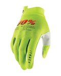 100% SPEEDLAB guantes de dedos largos - ITRACK - amarillo