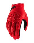 100% SPEEDLAB guantes de dedos largos - AIRMATIC JR - rojo/negro