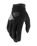 100% SPEEDLAB guantes de dedos largos - RIDECAMP JR - negro/gris