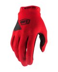 100% SPEEDLAB guantes de dedos largos - RIDECAMP JR - rojo