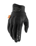 100% SPEEDLAB guantes de dedos largos - COGNITO D3O - negro