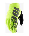 100% SPEEDLAB guantes de dedos largos - BRISKER - amarillo