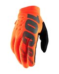 100% SPEEDLAB guantes de dedos largos - BRISKER - naranja