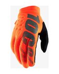 100% SPEEDLAB guantes de dedos largos - BRISKER JR - naranja