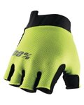 100% SPEEDLAB guantes de dedos cortos - EXCEEDA - amarillo