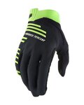 100% SPEEDLAB guantes de dedos largos - R-CORE - negro/verde claro