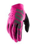 100% SPEEDLAB guantes de dedos largos - BRISKER - rosa