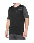 100% SPEEDLAB jersey de manga corta - RIDECAMP - negro/gris