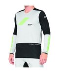 100% SPEEDLAB maillot de verano de manga larga - R-CORE X - gris/negro