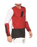 100% SPEEDLAB maillot de verano de manga larga - R-CORE X - rojo/negro
