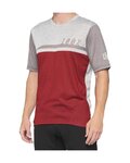 100% SPEEDLAB jersey de manga corta - AIRMATIC - rojo/gris