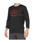 100% SPEEDLAB Maillot de manga 3/4 - AIRMATIC - negro/rojo