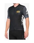 100% SPEEDLAB jersey de manga corta - EXCEEDA - negro/gris