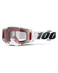100% SPEEDLAB Gafas - ARMEGA - blanco/negro/rojo