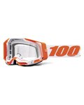 100% SPEEDLAB Gafas - RACECRAFT 2 - naranja/blanco