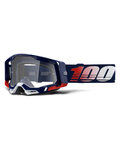 100% SPEEDLAB Gafas - RACECRAFT 2 - azul/blanco/rojo