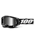 100% SPEEDLAB Gafas - RACECRAFT 2 - negro/blanco/plateado