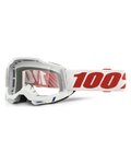 100% SPEEDLAB Gafas - ACCURI 2 - blanco/rojo