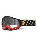 100% SPEEDLAB Gafas - ACCURI 2 - amarillo/negro/rojo