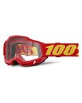 100% SPEEDLAB Gafas - ACCURI 2 - rojo/amarillo