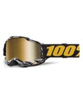 100% SPEEDLAB Gafas - ACCURI 2 - blanco/gris/amarillo/negro/dorado