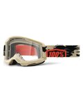 100% SPEEDLAB Gafas - STRATA 2 - beige/negro/verde