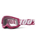 100% SPEEDLAB Gafas - STRATA 2 - rosa/blanco