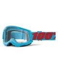 100% SPEEDLAB Gafas - STRATA 2 - azul claro/rojo