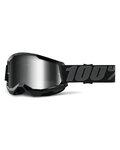 100% SPEEDLAB Gafas - STRATA 2 - negro/gris/plateado