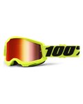 100% SPEEDLAB Gafas - STRATA 2 - amarillo/negro/rojo