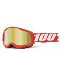 100% SPEEDLAB Gafas - STRATA 2 - naranja/blanco/dorado