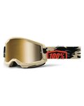 100% SPEEDLAB Gafas - STRATA 2 - beige/negro/gris/dorado