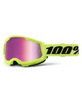 100% SPEEDLAB Gafas - STRATA 2 - amarillo/negro/rosa