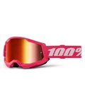 100% SPEEDLAB Gafas - STRATA 2 - rosa/blanco/rojo
