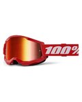 100% SPEEDLAB Gafas - STRATA 2 - rojo/blanco