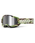 100% SPEEDLAB Gafas - STRATA 2 - beige/verde/marrón/plateado