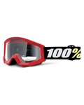 100% SPEEDLAB Gafas - STRATA MINI KID - negro/blanco/rojo