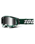 100% SPEEDLAB Gafas - RACECRAFT 2 - verde/blanco/plateado