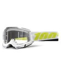 100% SPEEDLAB Gafas - ACCURI 2 - blanco/amarillo
