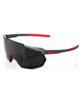 100% SPEEDLAB Gafas - RACETRAP 3.0 - rojo/gris/negro